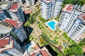 Image of Waterfall sea and castle penthouse
