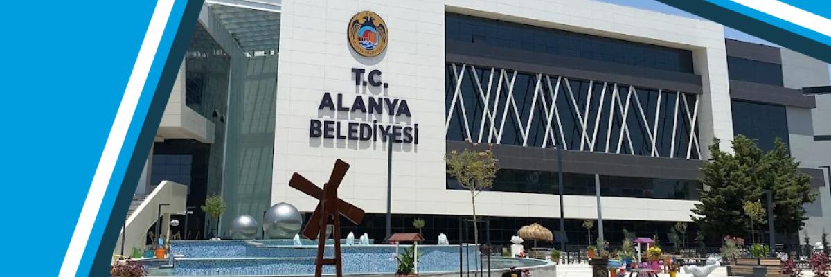 Το κτίριο του Δήμου Αλάνια, ένα σύγχρονο ορόσημο στην Αλάνια της Τουρκίας, ιδανικό για εξερεύνηση στις διακοπές.