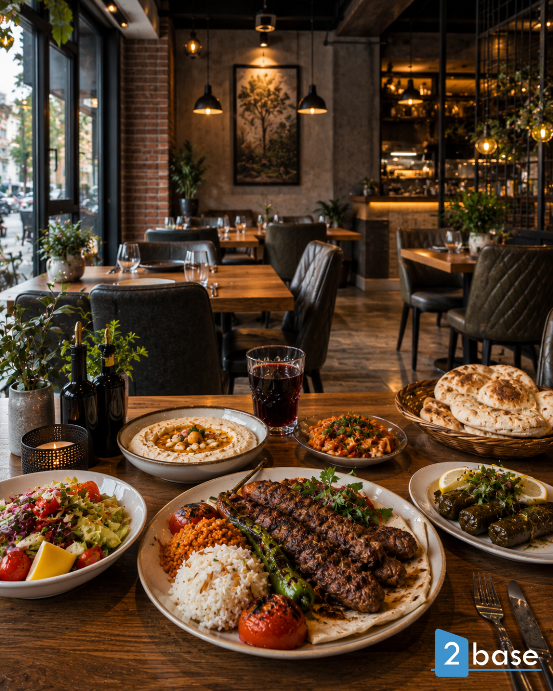 Alanya restaurang erbjuder utsökt turkiskt kök i en mysig, modern atmosfär.