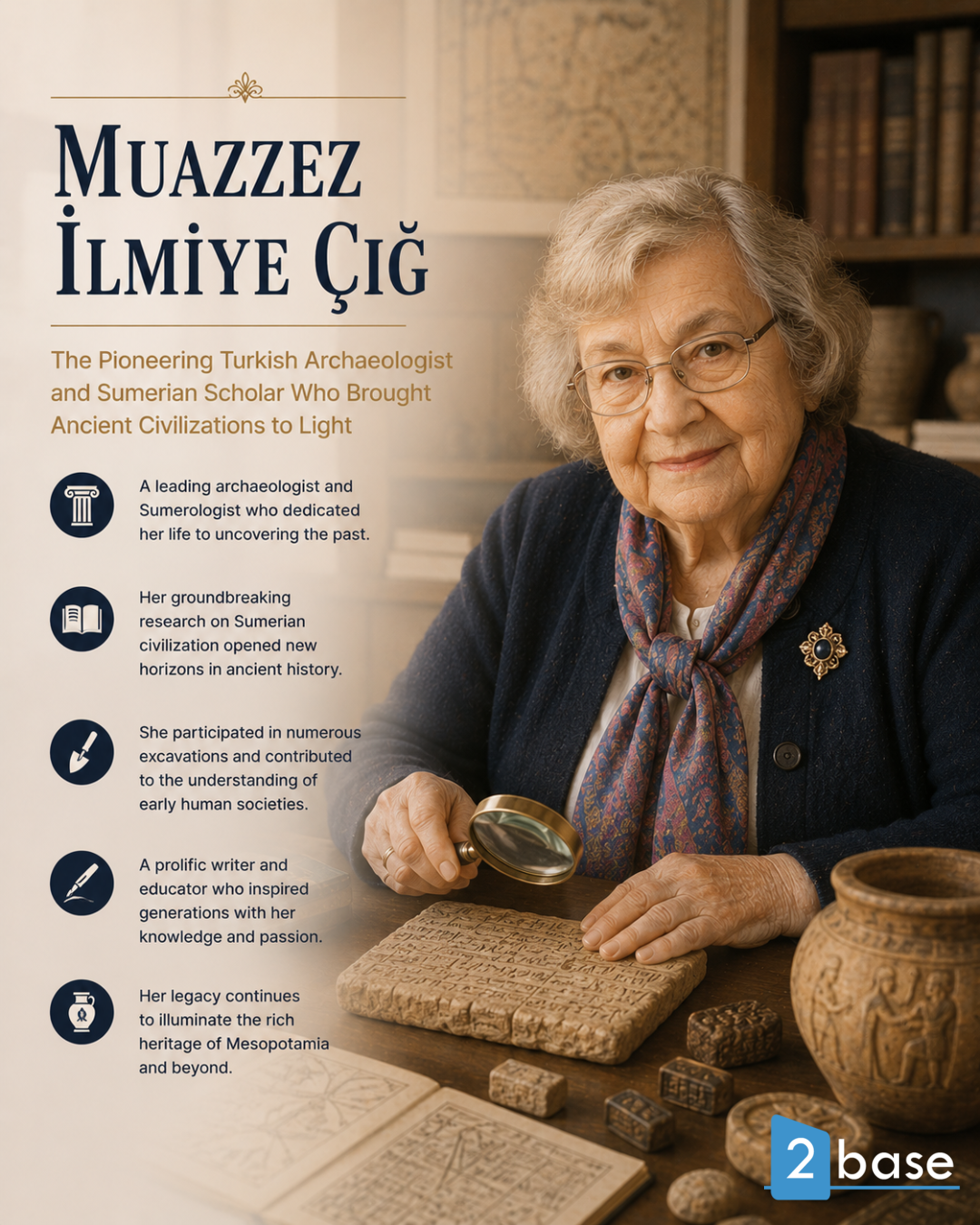 Alanyas kulturarv: arkeologen Muazzez İlmiye Çığ och antika civilisationer.