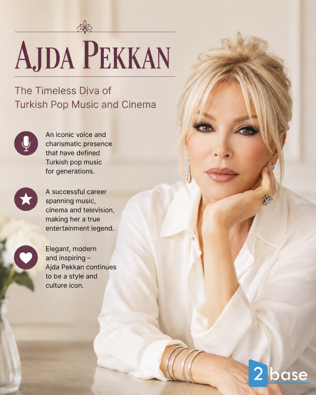 永恒的偶像 Ajda Pekkan 启发了阿拉尼亚充满活力的旅游和度假屋。