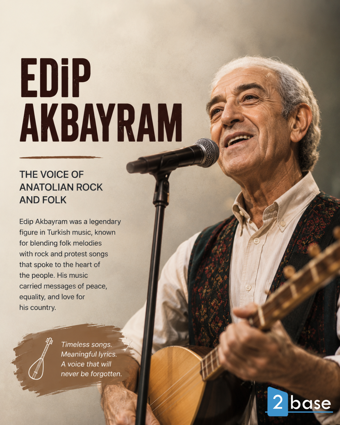 Alanyas livlige kultur: Edip Akbayram, stemmen til anatolisk rock og folkemusikk.