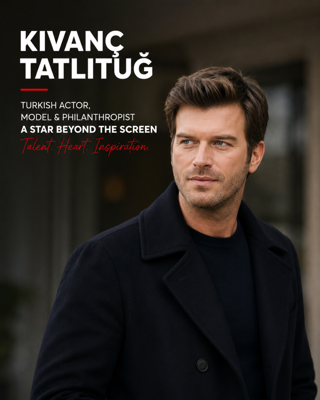 Le talent et l'élégance de la star turque Kivanc Tatlitug pour des vacances à Alanya.