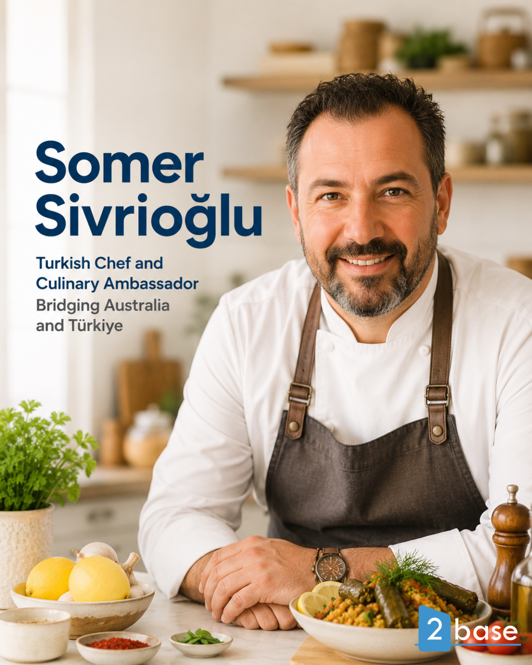 Bucătăria modernă a unui apartament de vacanță din Alanya, prezentată de Chef Somer Sivrioglu, ideală pentru experiențe culinare turcești.