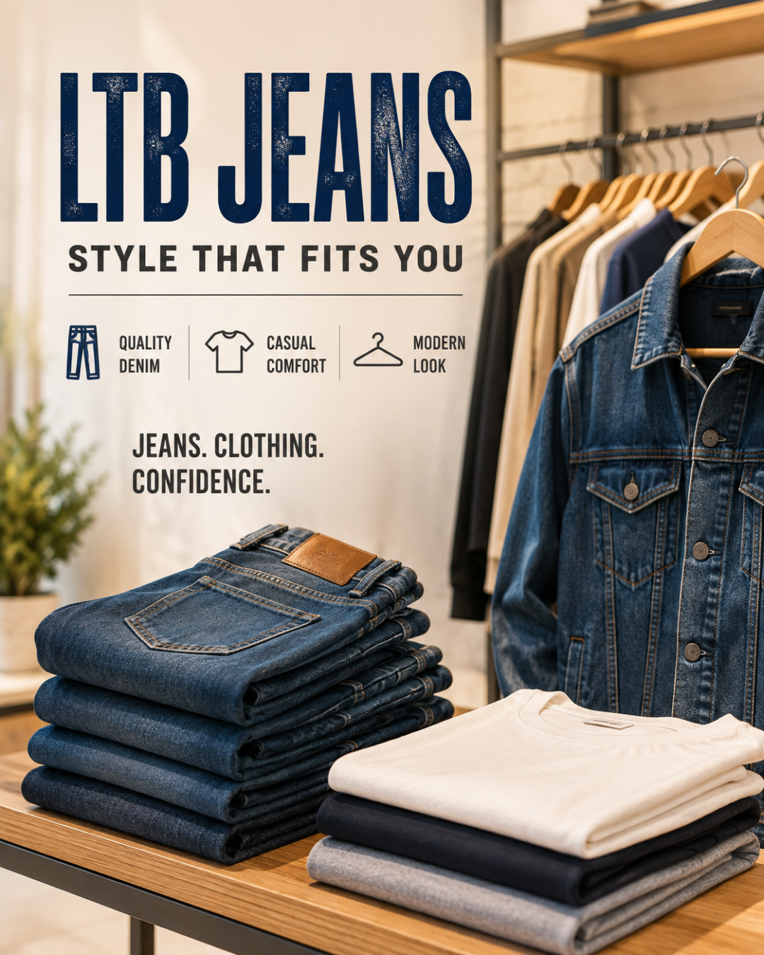 A stylish Alanya-inspired outfit featuring quality denim, casual comfort, and modern looks perfect for a holiday.